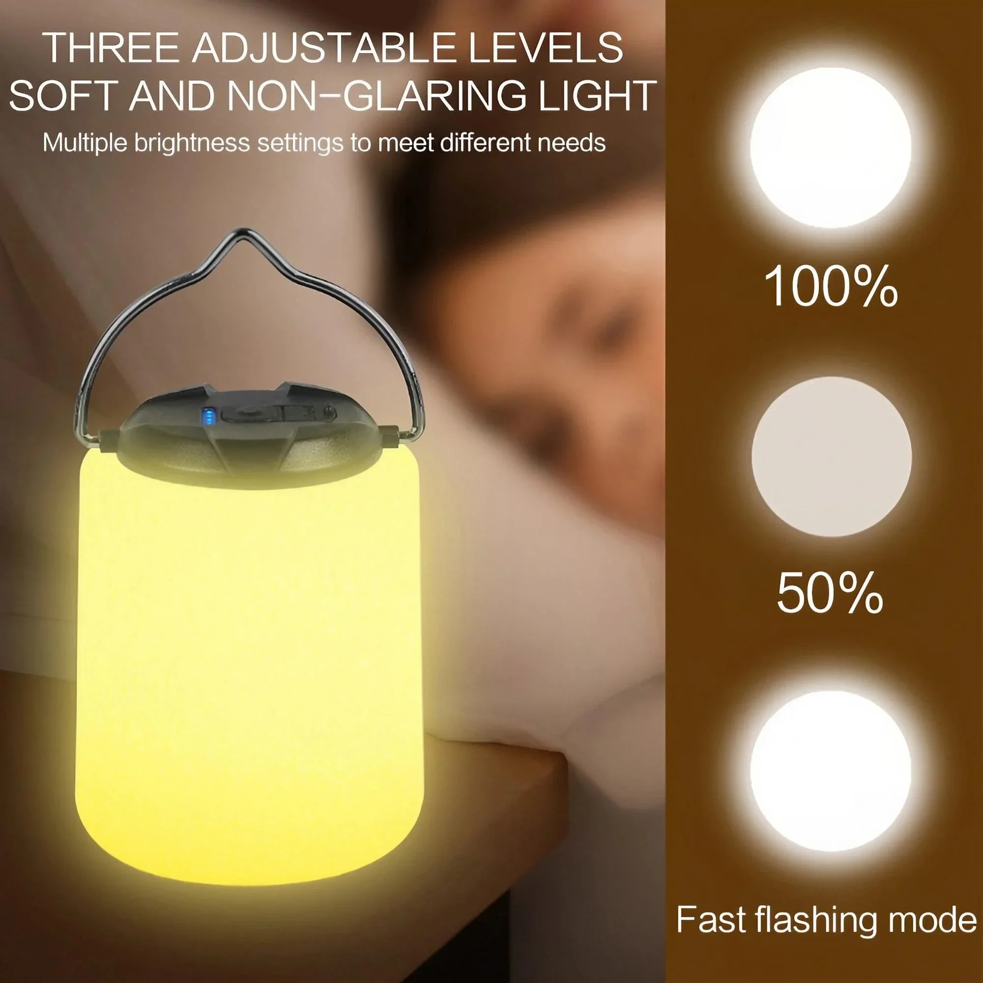 Power Outage Light - Lampada da campeggio LED ricaricabile USB