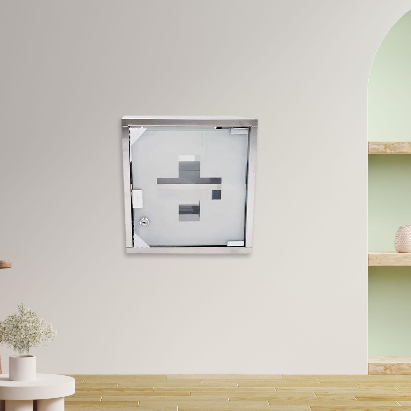 Medicine Cabinet Lock - Armadietto per medicinali in acciaio inossidabile