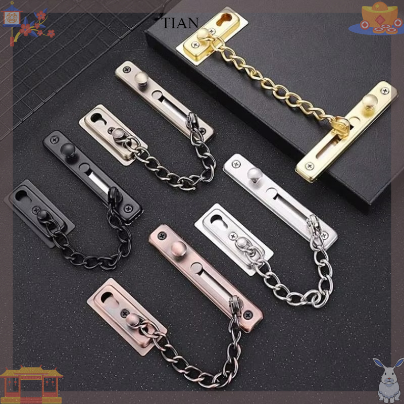 Security Chain Door - Catena per porta con serratura, catena