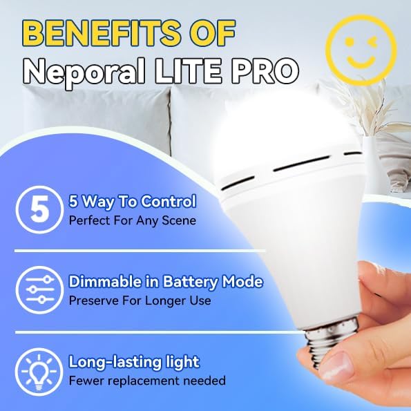 Lampadina LED Ricaricabile di  - Power Outage Light recensione e prezzo