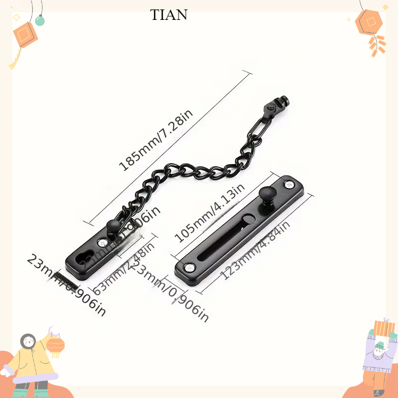 Le chiavi in acciaio inossidab - Security Chain Door recensione e prezzo